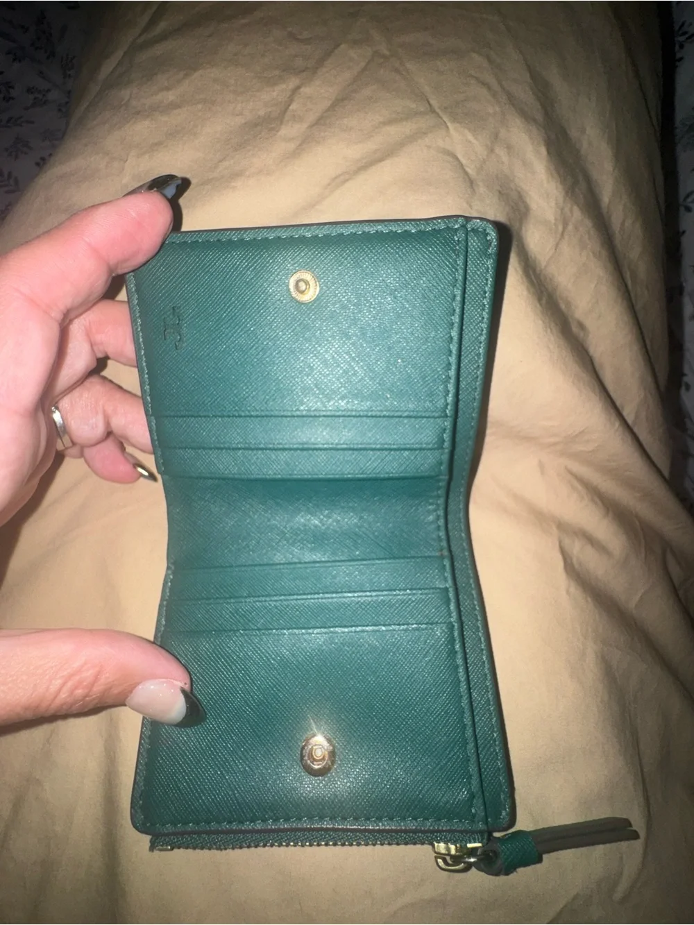 Tory Burch compact zip